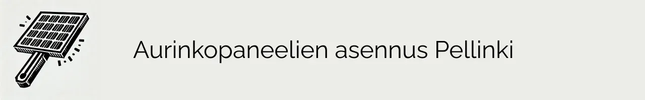 Aurinkopaneelien asennus Pellinki